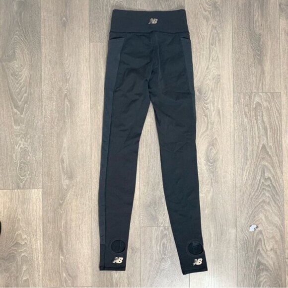 New Balance Stirrup Leggings High rise waist Pants Tights Black Size Small - Picture 14 of 15
